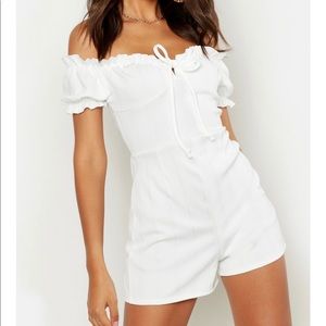 Off The Shoulder Romper